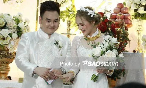 'Soi' trang phục của Xoài Non trong ngày vui, riêng váy cưới đã tương đương giá 3 căn hộ cao cấp