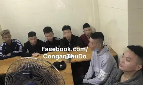 Triệu tập nhóm thanh niên cầm dao phóng lợn đuổi chém nhau trên đường phố khiến nhiều người khiếp vía