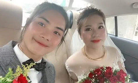Chú rể 'gây sốt' vì xinh hơn con gái, khiến dân mạng tưởng nhầm đám cưới đồng giới