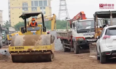 Cận cảnh bệnh viện dã chiến lớn nhất Hà Nội sau 20 ngày thi công