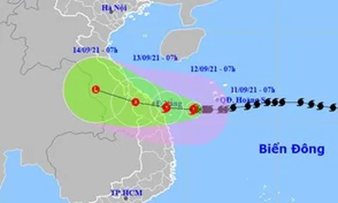 Bão số 5 hướng vào Quảng Trị - Quảng Nam, Đà Nẵng có thể mưa cực lớn trên 350mm