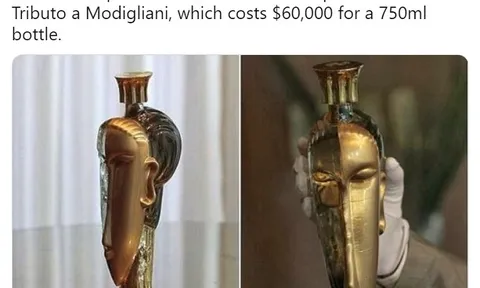 Chuyện lạ: Chai nước suối 750ml giá gần 1,4 tỷ đồng khiến nhiều người choáng váng