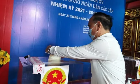 Lãnh đạo Trung ương Hội Luật gia Việt Nam đi bầu cử lựa chọn đại biểu Quốc hội và HĐND các cấp