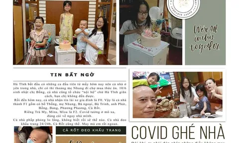 Nhật ký của gia đình 9 người mắc Covid-19 ở Hà Tĩnh