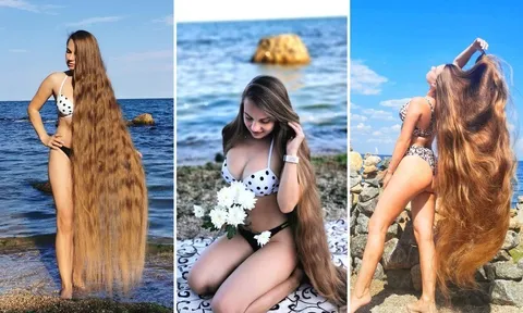 Chuyện lạ: Cô gái không cắt tóc suốt 26 năm, được mệnh danh là 'công chúa tóc mây'