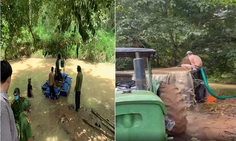 Công an huyện Xuân Lộc bắt quả tang các đối tượng khai thác cát trái phép và vận chuyển khoáng sản không rõ nguồn gốc