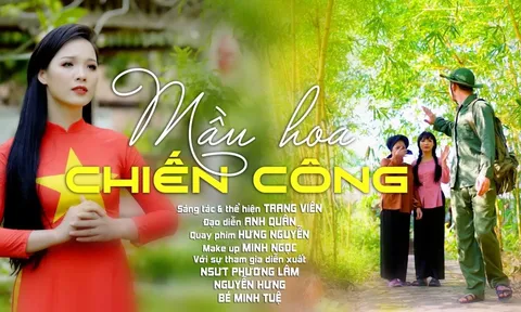 Á hậu Trang Viên làm MV “Màu hoa chiến công”