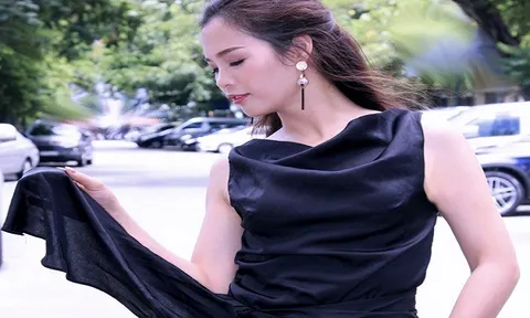 Á hậu Trang Viên gợi cảm với lụa trong bộ ảnh xuất hiện sau đăng quang