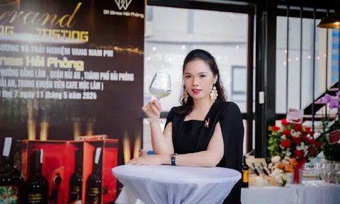CEO, Á hậu Trang Viên, đại sứ thương hiệu rượu Vang Nam Phi (SA-Wines) khai trương văn phòng đại diện tại Hải Phòng 