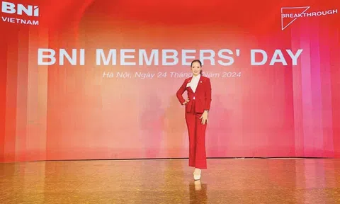 CEO Trang Viên (Tổng giám đốc CTCP Truyền thông Viên Hoàng Gia) tham dự sự kiện kết nối đặc biệt - BNI Members Day