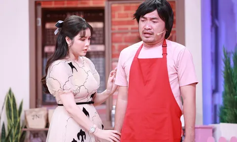 Lý Nhã Kỳ vứt bỏ hình tượng sang chảnh khi chung một sân khấu với "gia đình 7 nụ"