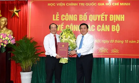 Quyết định bổ nhiệm PGS.TS Lưu Văn An làm Quyền Giám đốc Học viện Báo chí và Tuyên truyền